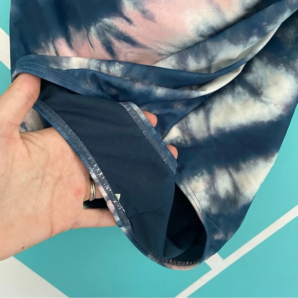 Envya Swimwear off shoulder one piece swimsuit tie dye - Picture 6 of 8